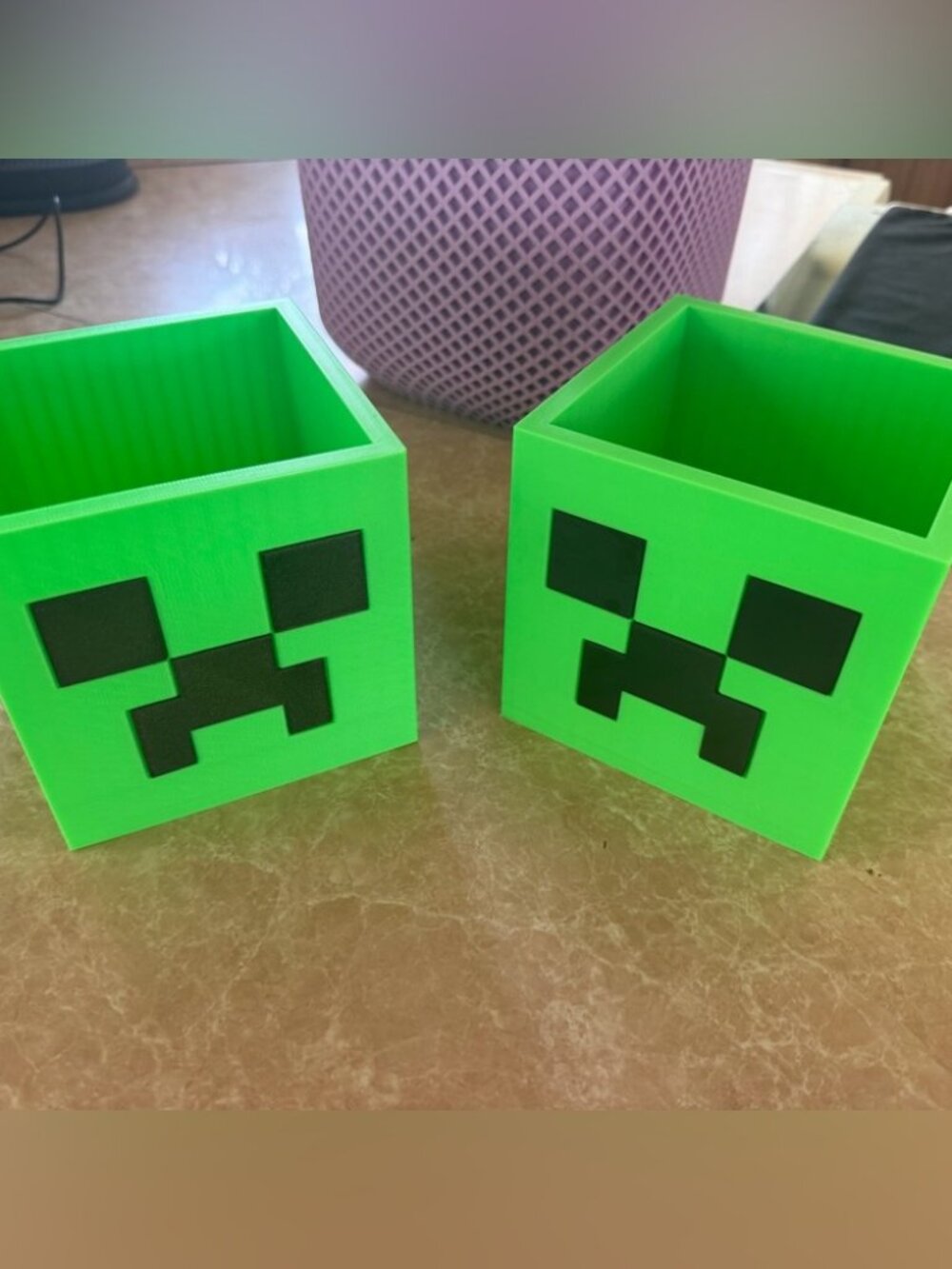 Minecraft Creeper Pots